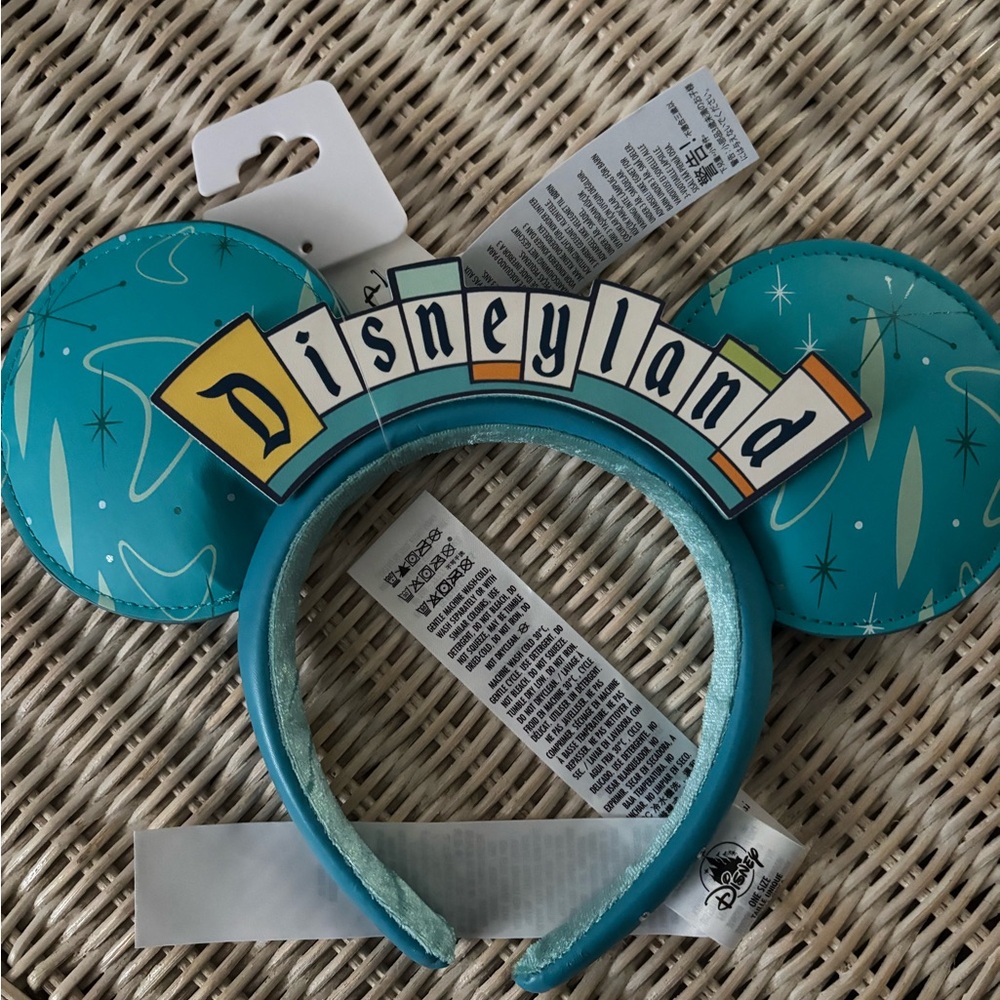 Disney Blue Mickey Mouse Ears Headband